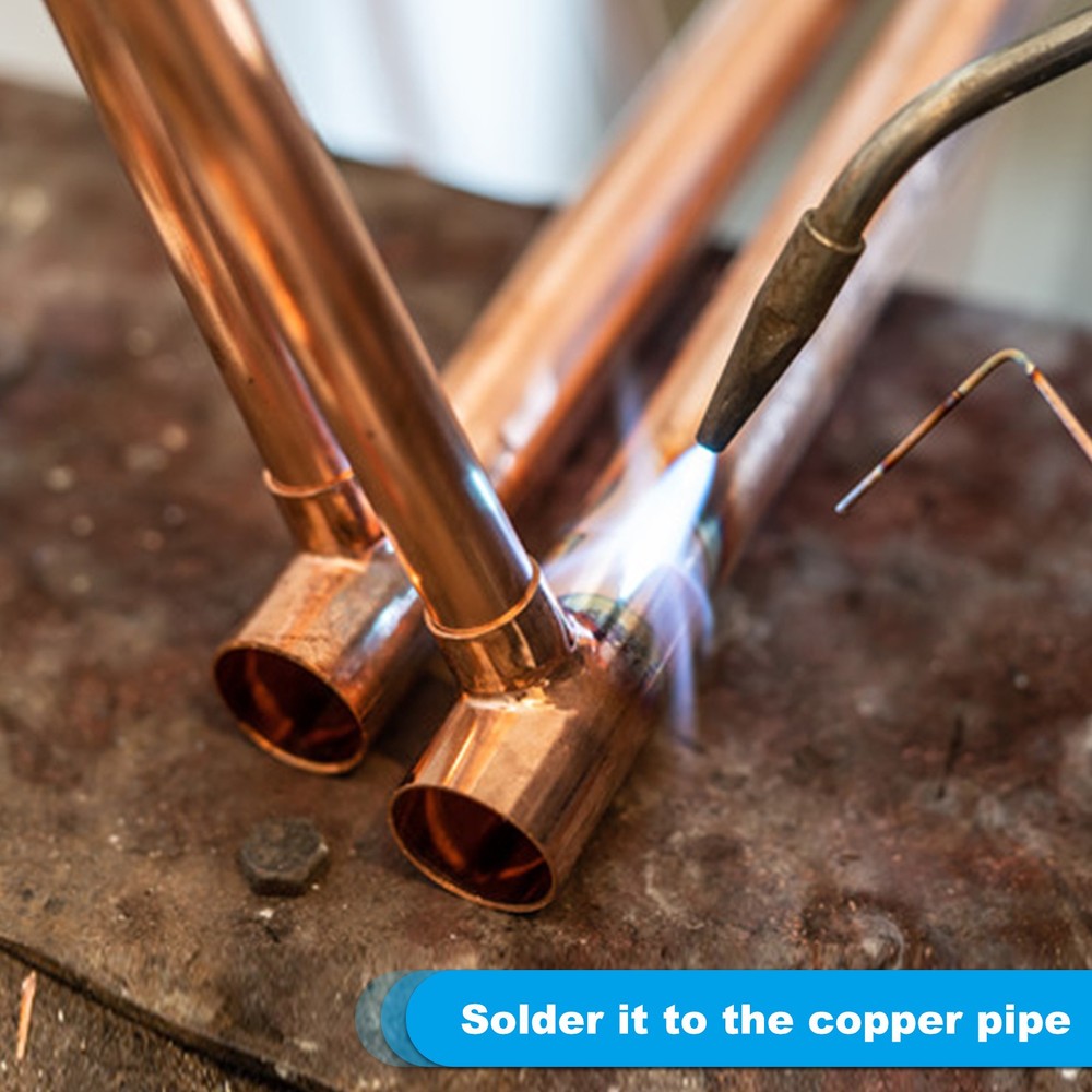 4Pack 5/8" x 3/8" x 3/8" ID Y Type Copper Fitting Joint Union Intersection