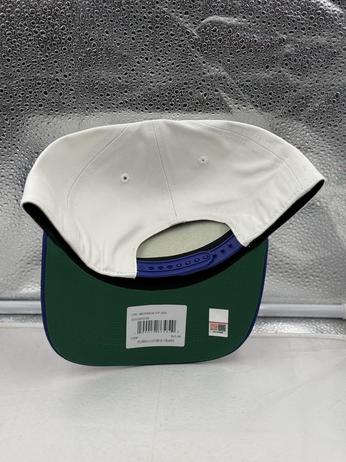 Florida Gators NCAA '47 Brand Champs Off White TT Hitch Adjustable Snapback Hat