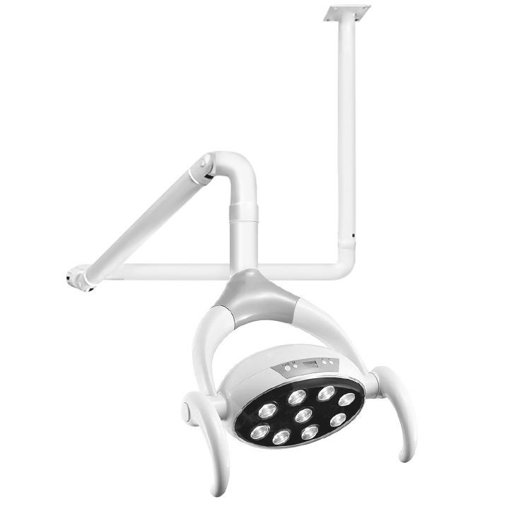 Ceiling Mounted Dental LED Operating Light Sensor Light 9 Led Bulbs Exam Light