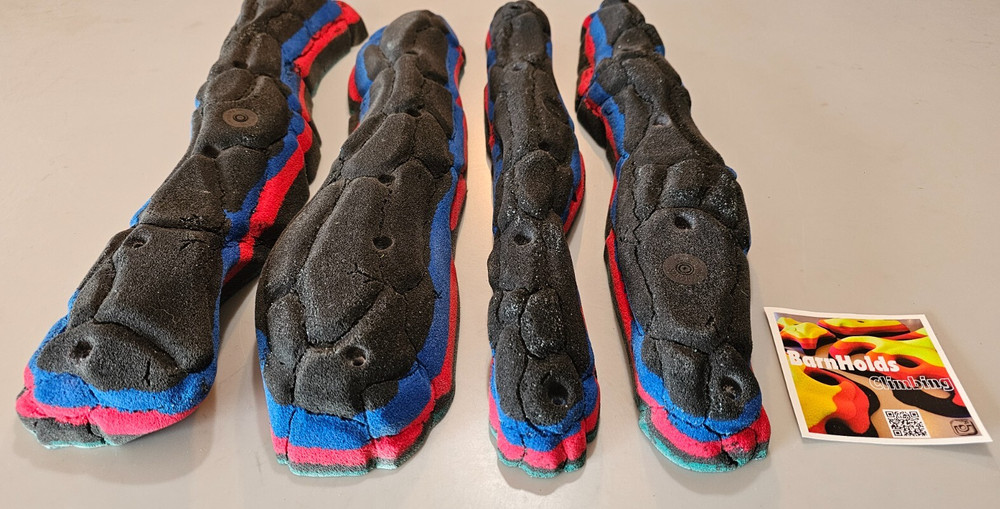CUSTOM Rock Climbing Hold set Made to Order Shellback MEGA RAILS Unique Pour Set