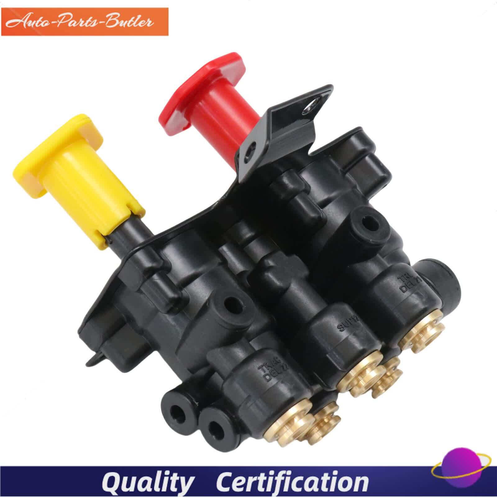 24340522 21315044 K035691 For Volvo VNL Dash Valve Dual Park Brake With 5 Ports