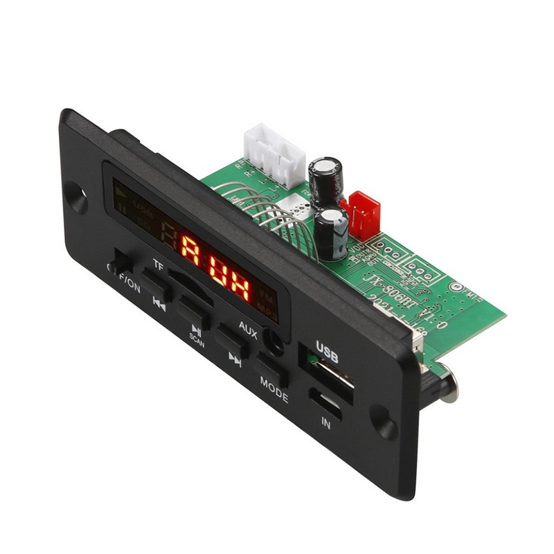 New 5V-12V Amplifier Bluetooth MP3 Player Decoder Board 5V Car FM Radio Module b