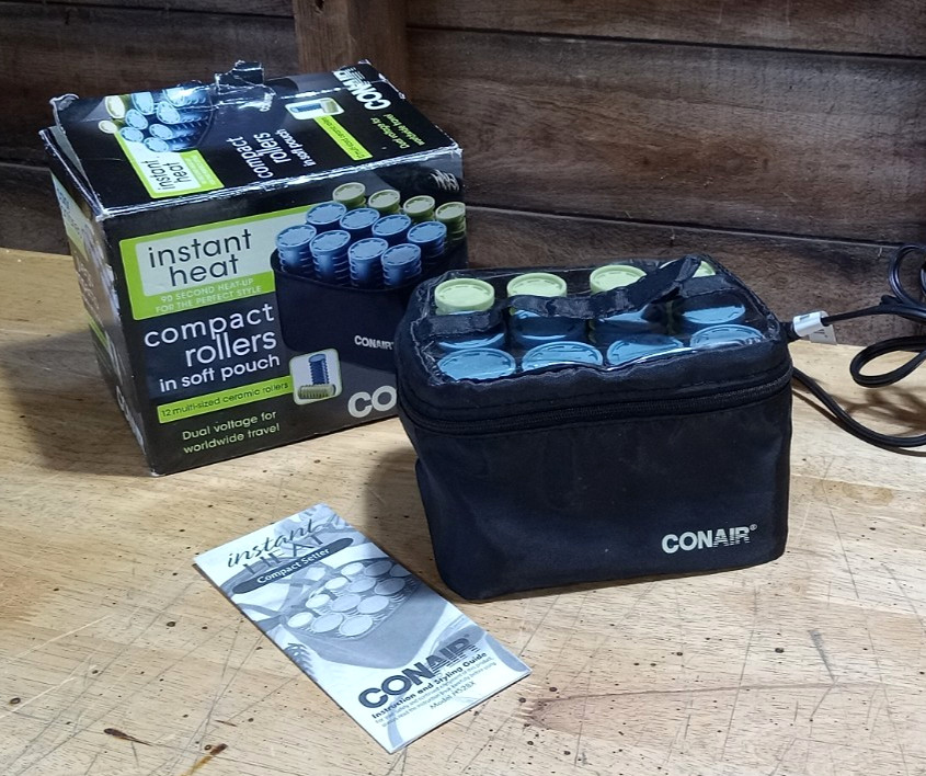 Conair Instant Heat Compact Styling Setter #HS28X Ceramic 12 Rollers