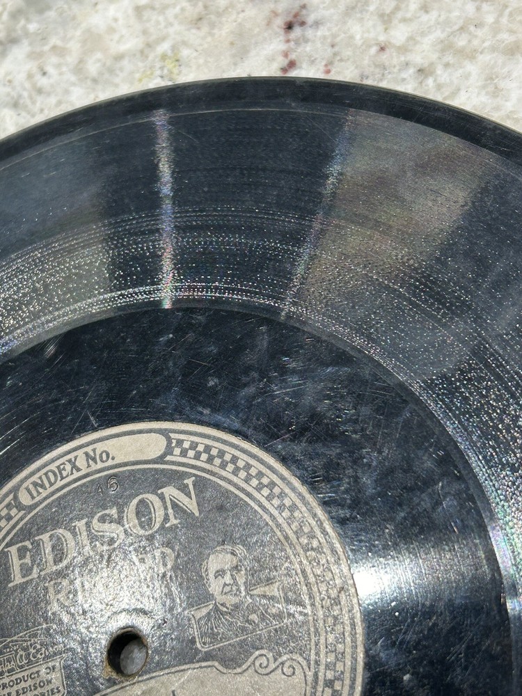 Edison Record Johnny Marvin 12th Street Rag Untested