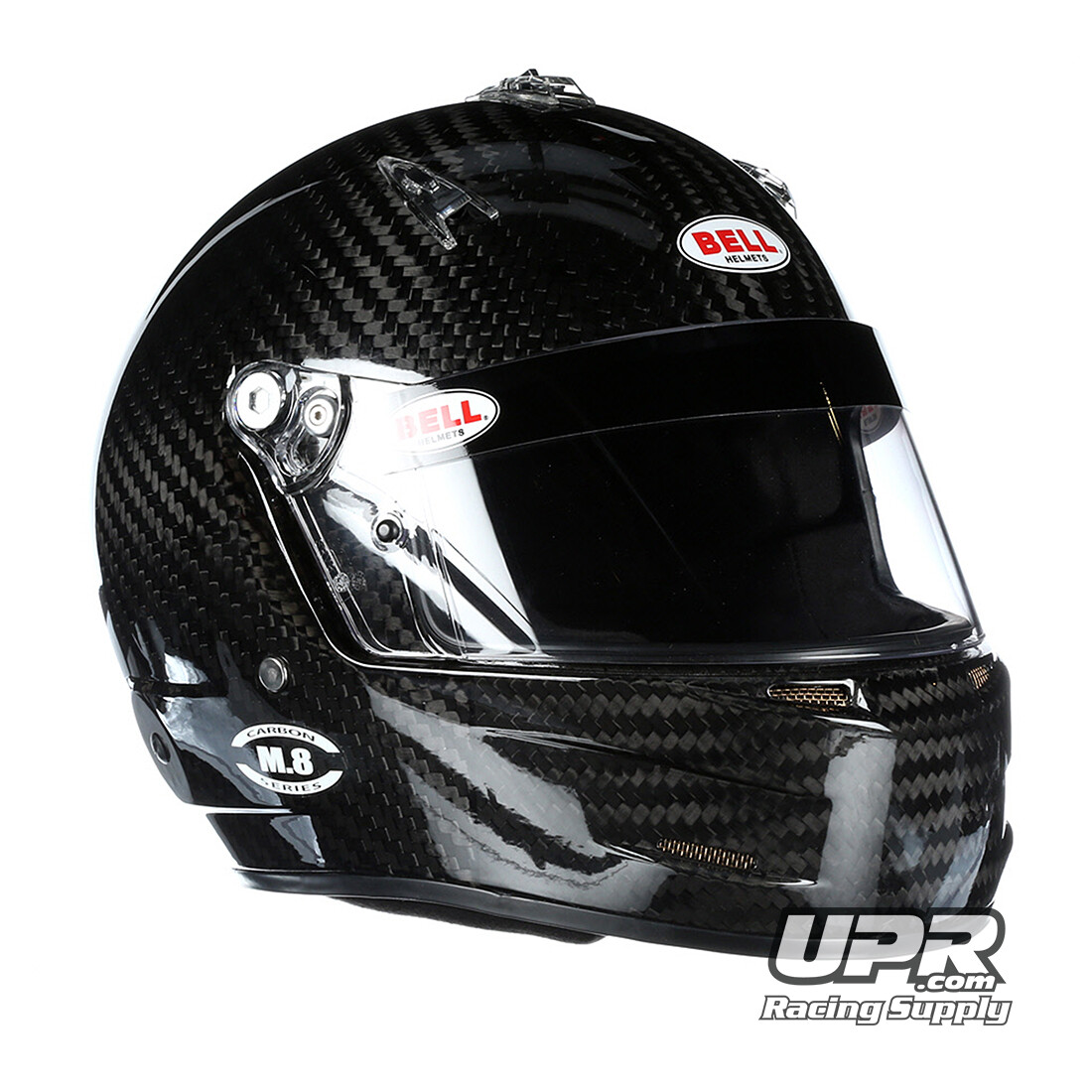 Bell M8 Carbon Fiber Racing Helmet SA2020 7 3/8+ (59+) Hans Ready Free Gear Bag