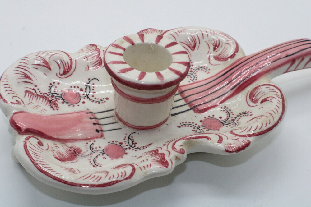 Cello Shaped Ceramic Taper Holder