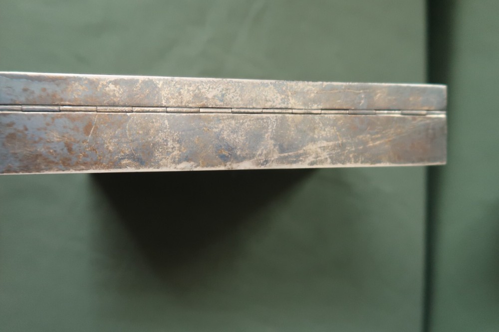 silver cigarette case Robert Pringle & Sons, Birmingham 1964