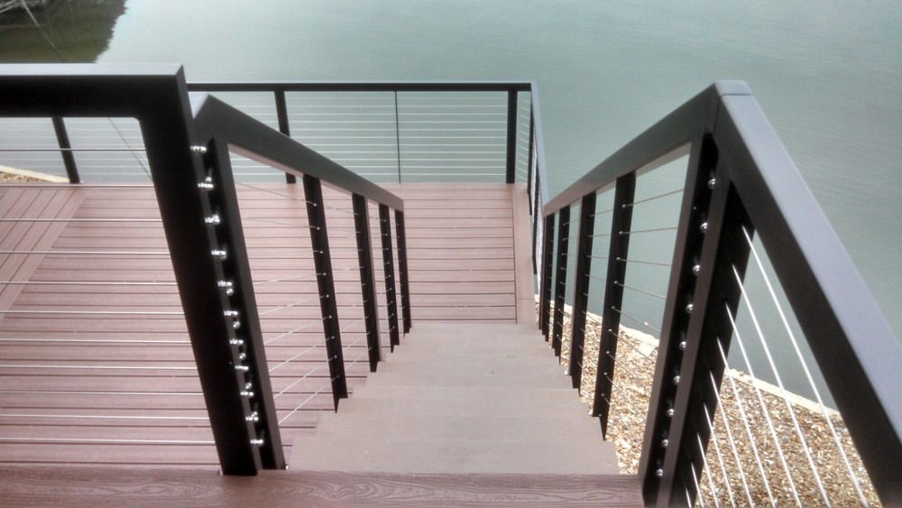 VistaView CableTec Stainless Angled Washers for Cable Railing Stairs