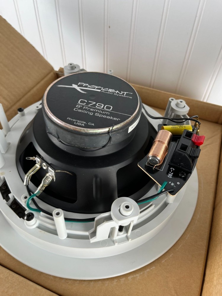 Proficient Audio Systems 8" Ceiling Speaker System (Pair) C790 2-Way NEW