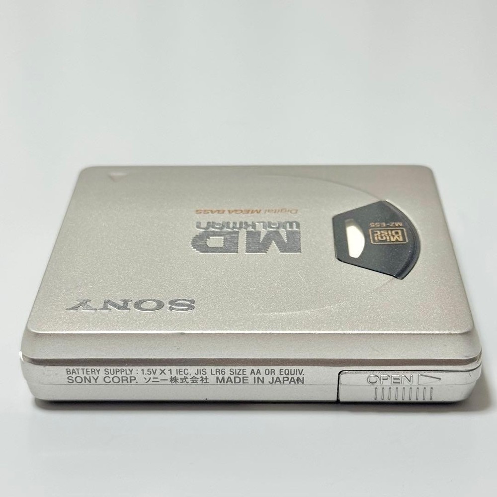 SONY MD WALKMAN Portable MD Player MZ-E55 Operation confirmed