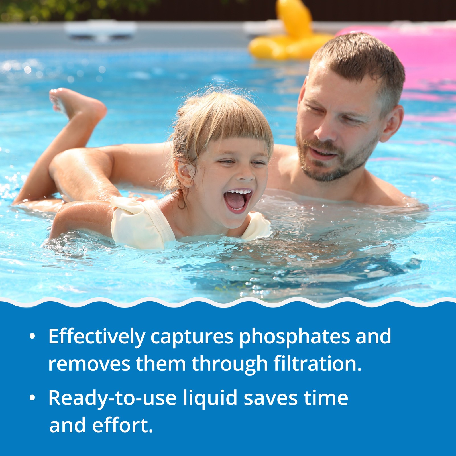 In The Swim - Pure Clear & No Phos - Reduces Phosphates & Removes Non-Living