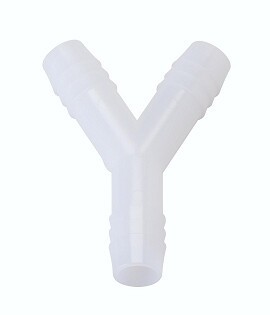 DCI 1/2" Barbed Y, Plastic