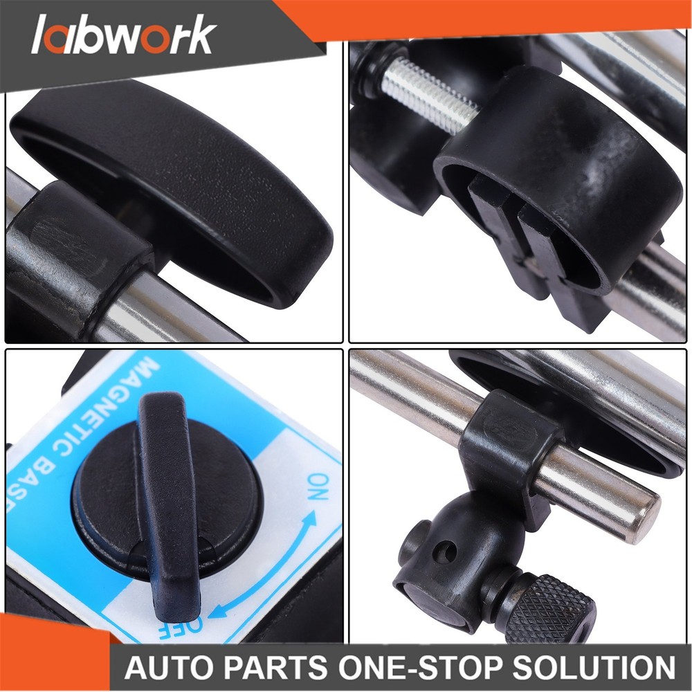 Labwork 1" Dial Indicator, Magnetic Base & 22 Point Precision Inspection Set