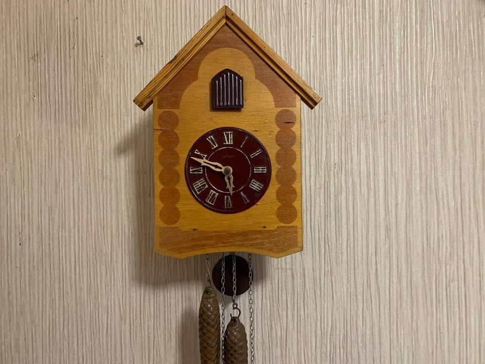 Soviet Vintage Cuckoo clock, USSR clock, Soviet working clock, Working cuckoo