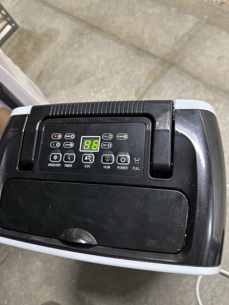 Compact 20 Pint Portable Dehumidifier with Humidity Sensor, Timer, 2 Speed