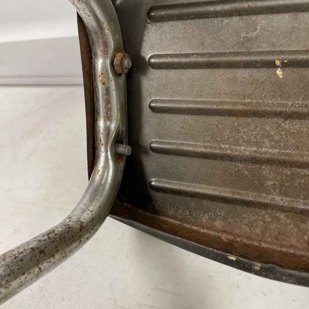 Griswold Two Step Stool Vintage Rusty Primitive Missing Nonskid Rubber ￼