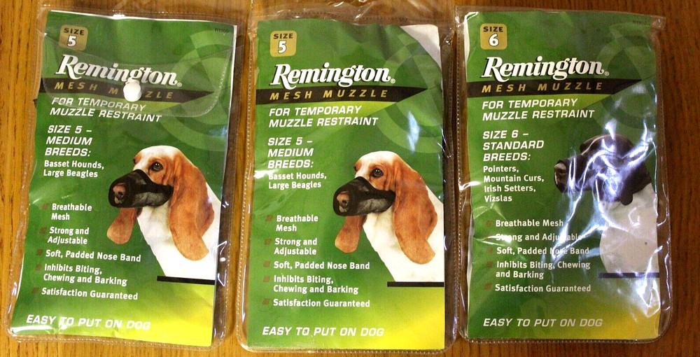 3 - Remington Mesh Muzzles Sizes 5 & 6