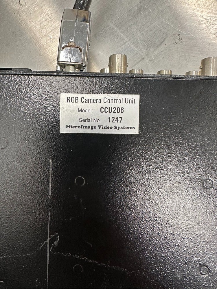 MICROIMAGE VIDEO SYSTEMS RGB CAMERA CONTROL UNIT CCU206 AND AUTOMATICAM A206A