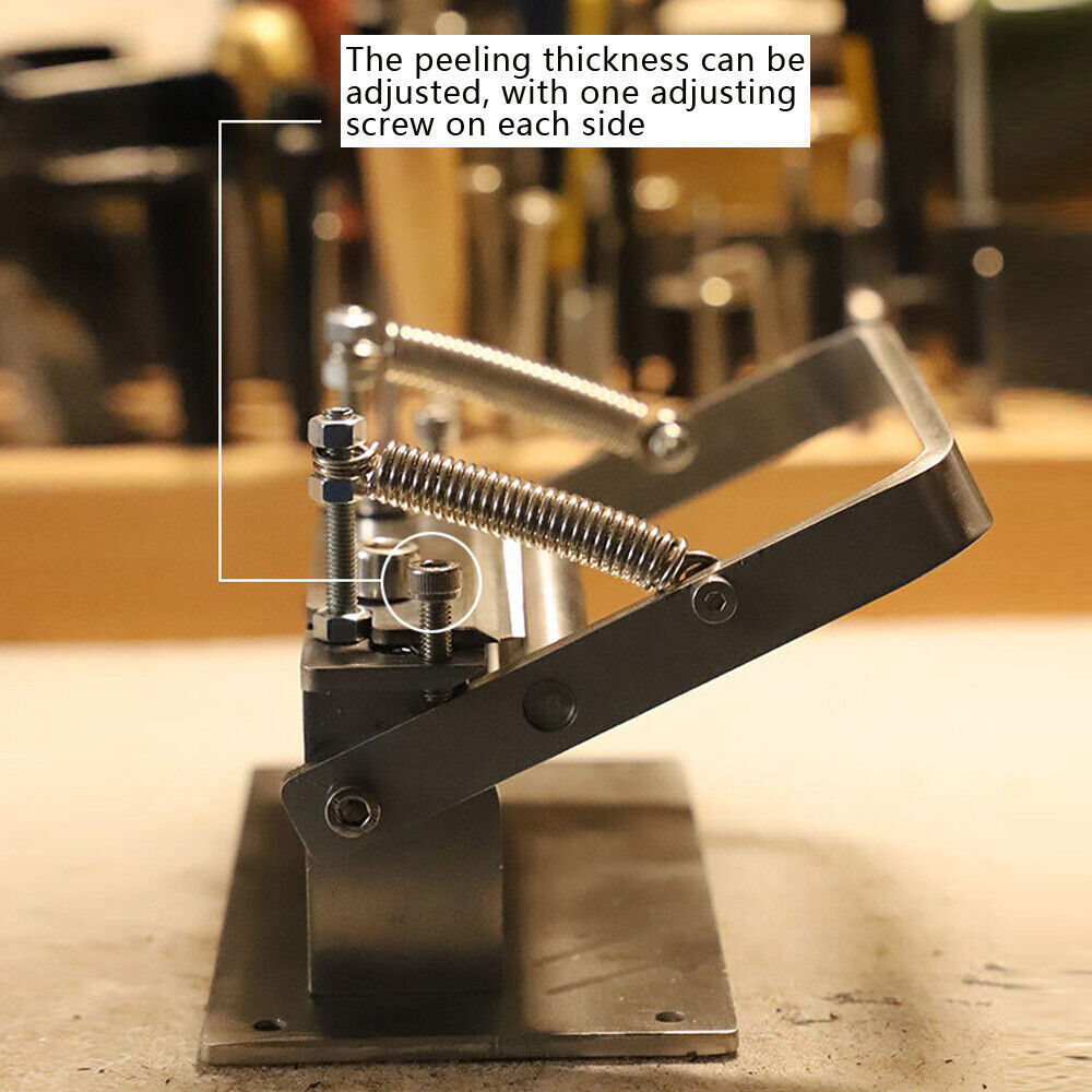 Manual Leather Peeling Machine Splitter Skiver Peeler Skiving Adjustable Tool