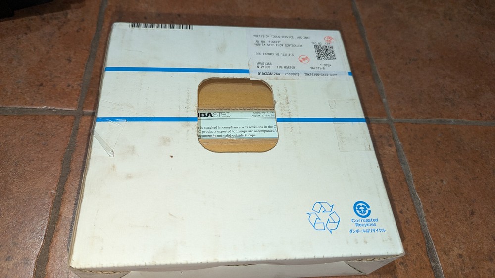HORIBA SEC-E40MK3 STEC Mass Flow Controller HE 1LM 41S New & Sealed
