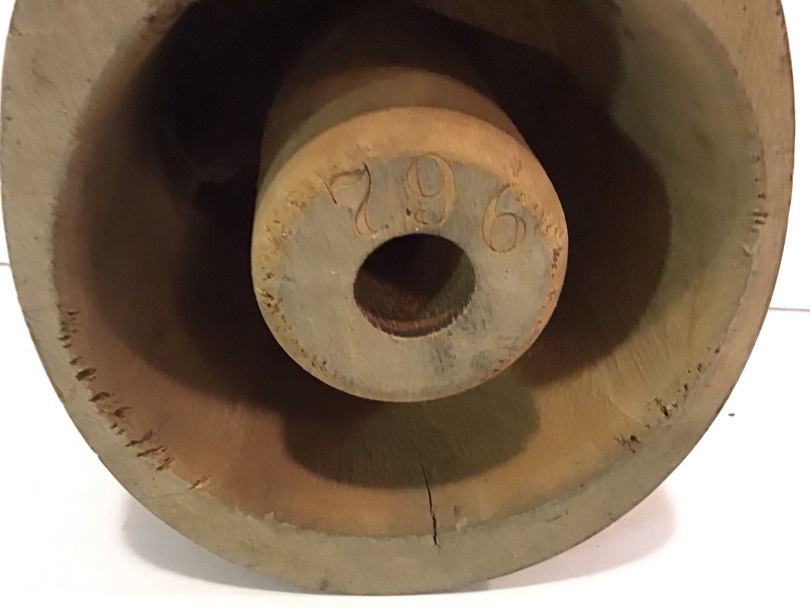 Vintage Millinery Form Solid Wood Hat Block & Display #796 - Size 21 1/2”.