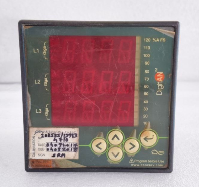 CONZERV EM6400 DIGITAL ENERGY METER *USED*