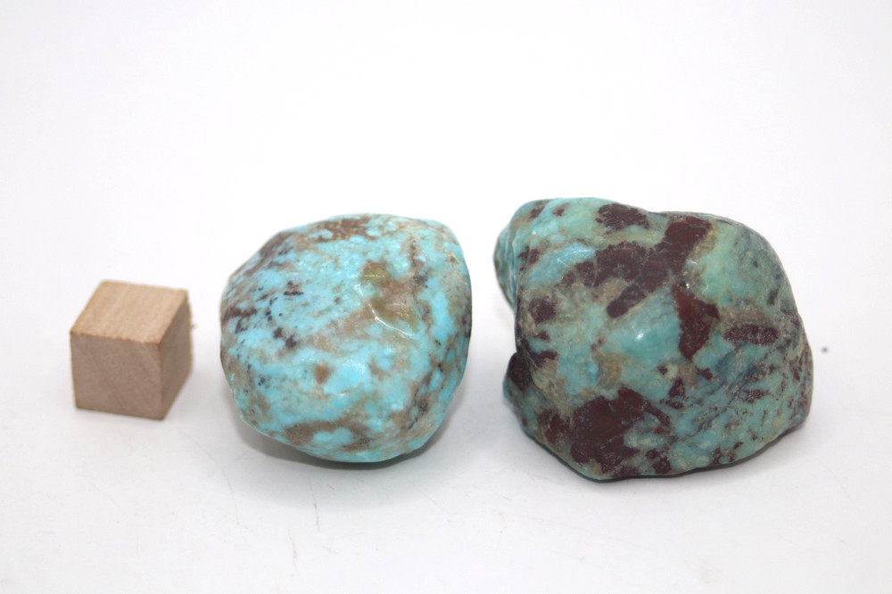 Arizona Turquoise Rough- 46.7 grams. stabilized.