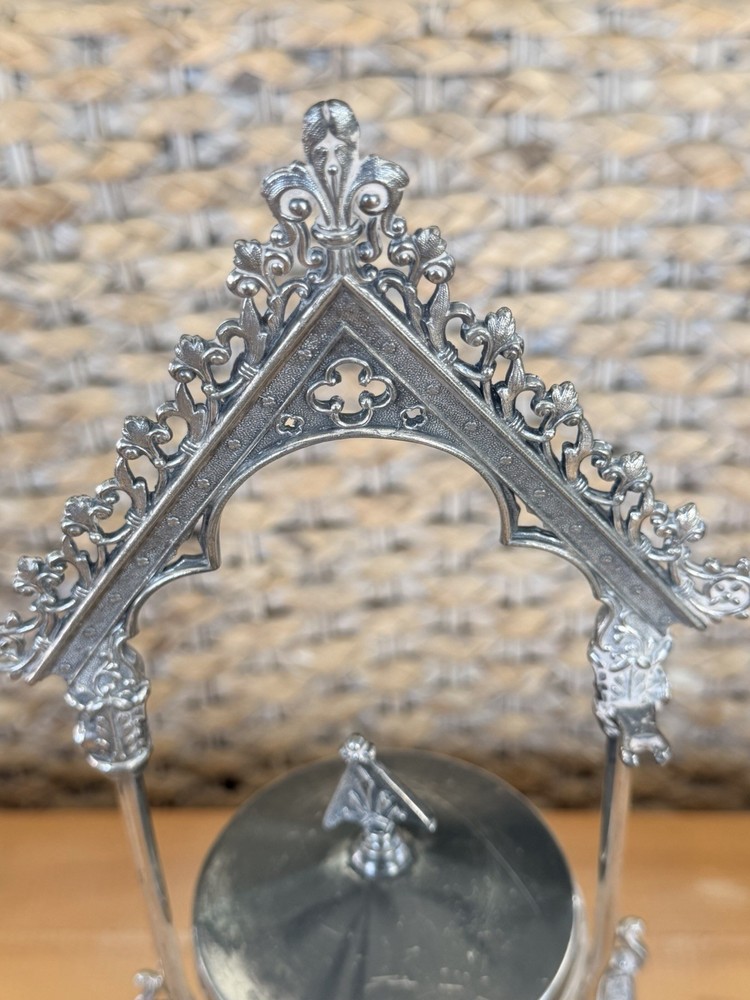 Reed & Barton 1280 Silver Plated Pickle Caster Serving Jar *READ*