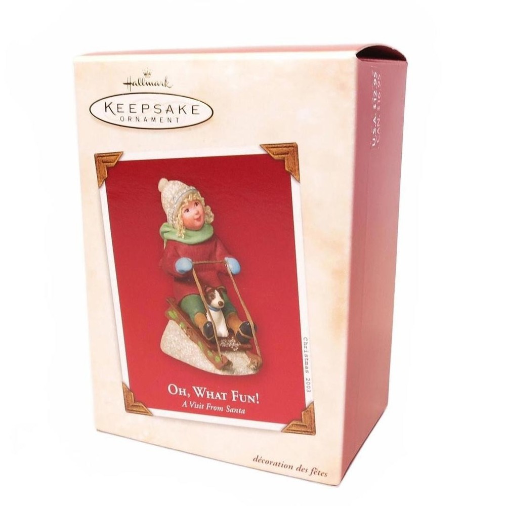 Hallmark Keepsake Visit From Santa - Oh What Fun Part Number QP1427