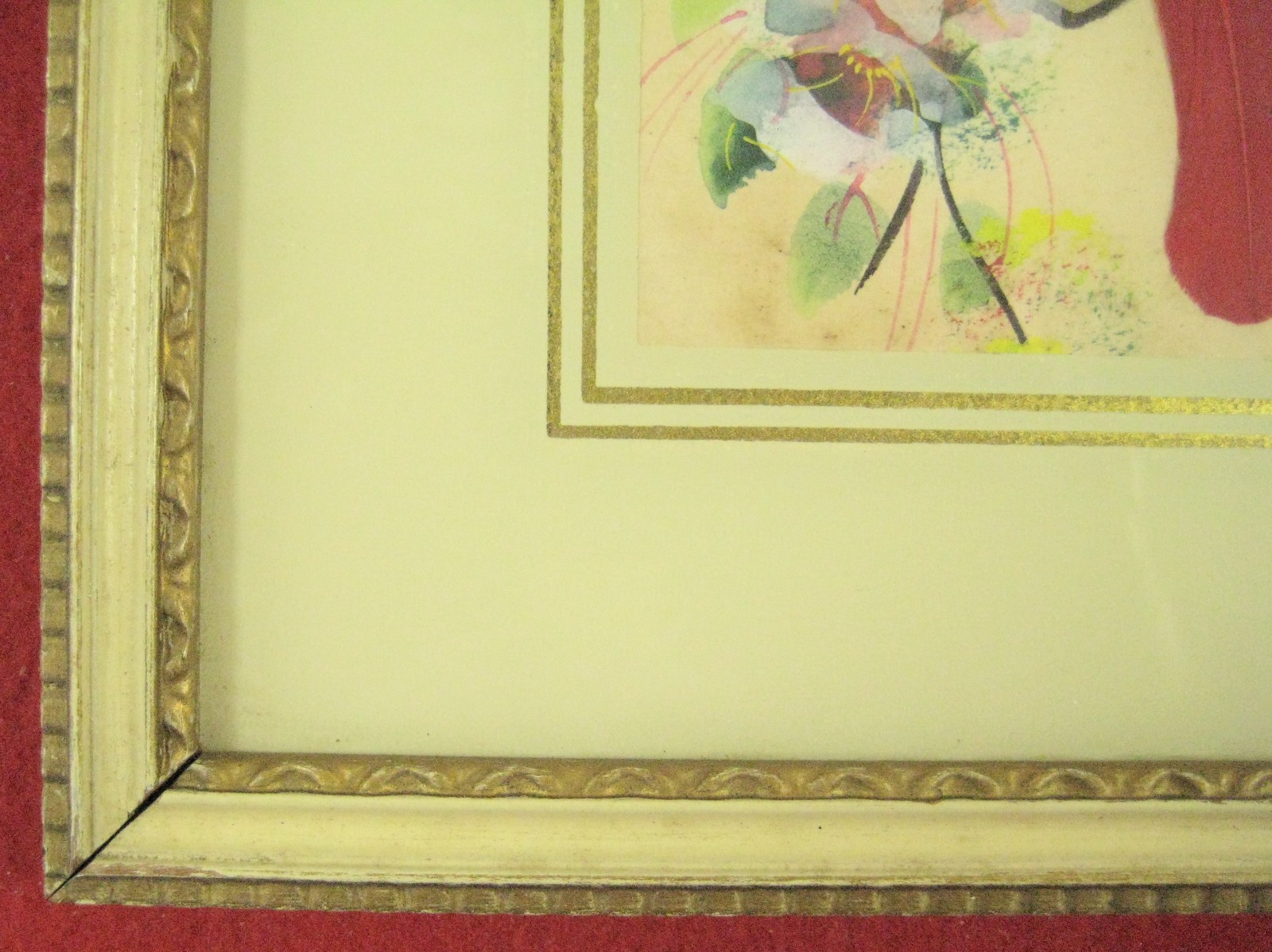 Lot of 5 Feather Art Bird Small Pictures Glen Bastion 1890-1966 Indiana Artist