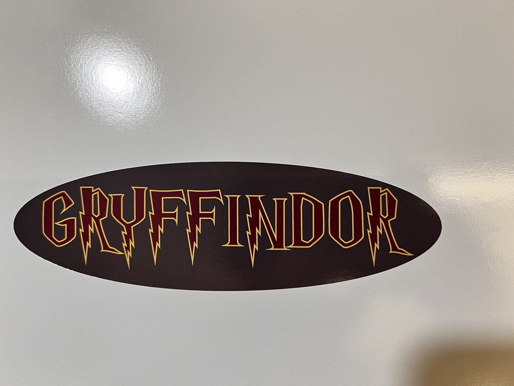 Gryffindor Harry Potter oval decal