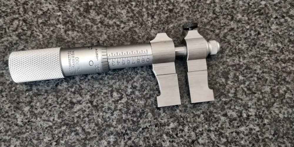 Starrett 700B Inside Micrometer Caliper 1-2" Range