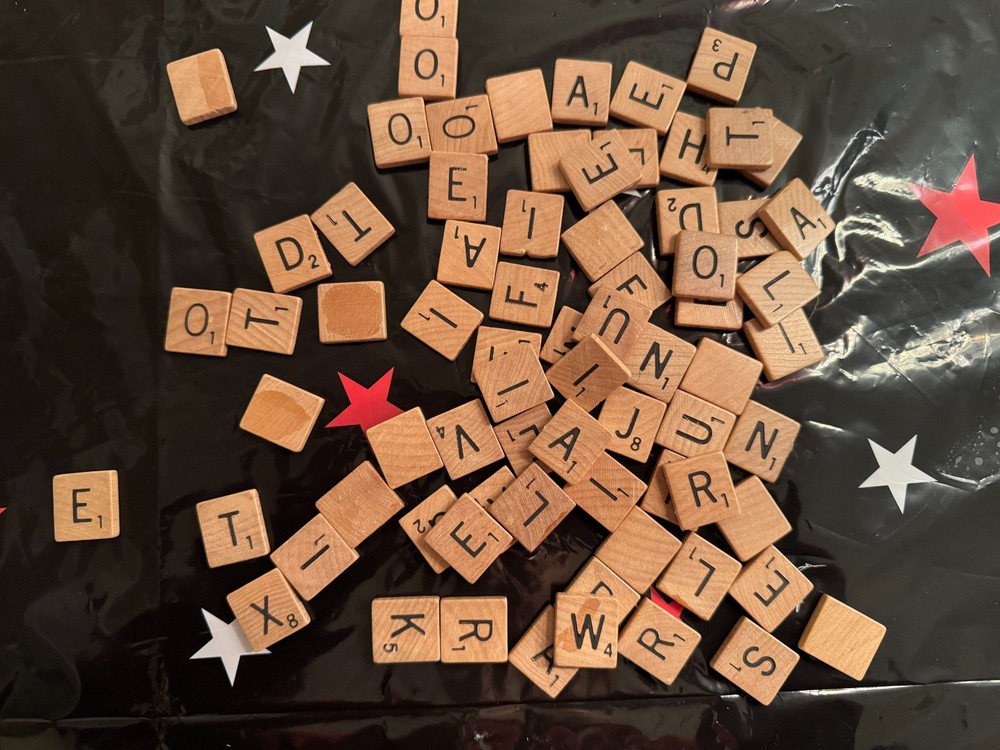 Original Scrabble Replacement Tiles EUC