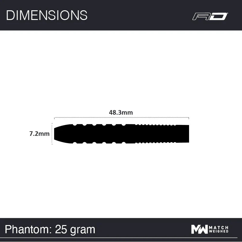 Red Dragon Phantom 90% Tungsten 25 gram