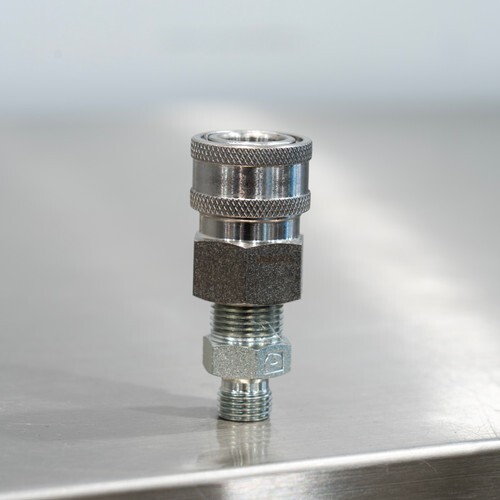 Adapter & Quick Connect Coupler Kit For Comet Static | Stainless Steel