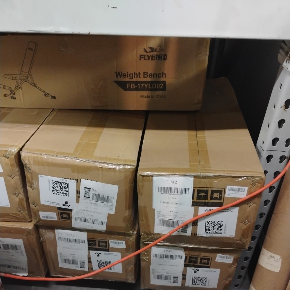 FLYBIRD Weight Bench, Adjustable Strength Training Bench FB-17YLD02 Black