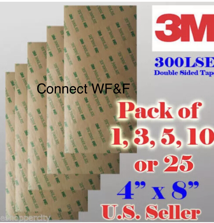 3M 300LSE Double Sided Strong Adhesive Sheet Transfer Tape High Bond Digitizer