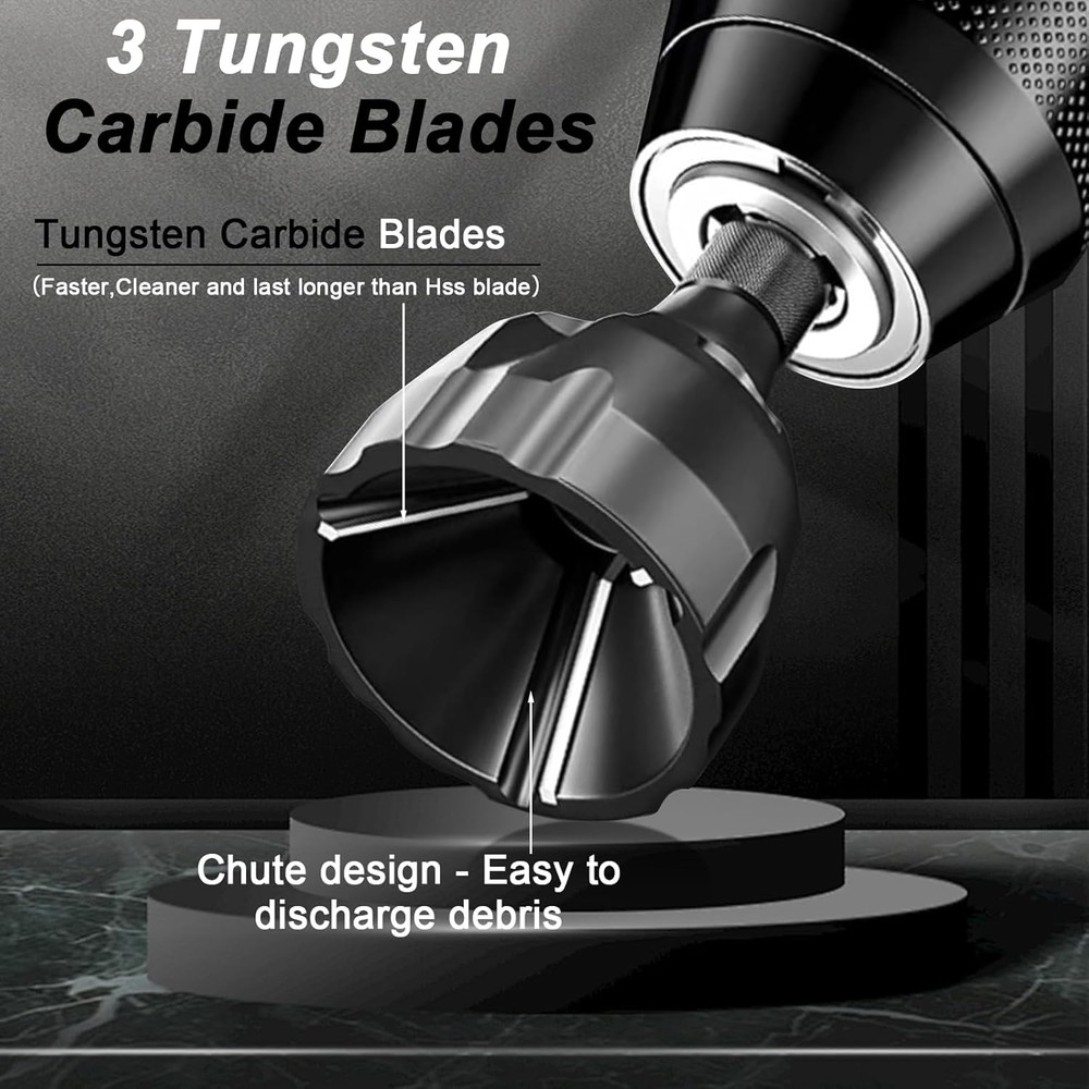 Deburring External Chamfer Tool with Tungsten Carbide Blade, Remove Burrs