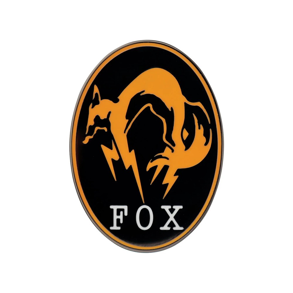 Metal Gear Solid Delta FOX Unit Pin Badge Official Konami Foxhound Solid Snake