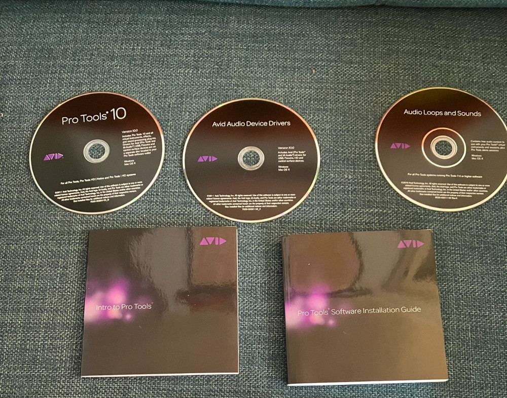 Pro Tools 10 Institution Edition With iLok and additional software