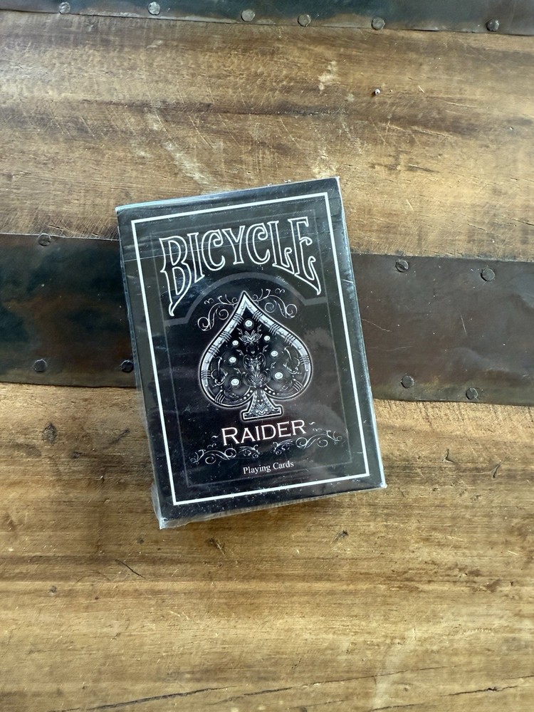 Bicycle Raider Black Deck Cincinnati Ohio Magic Network Playing Cards *️⃣
