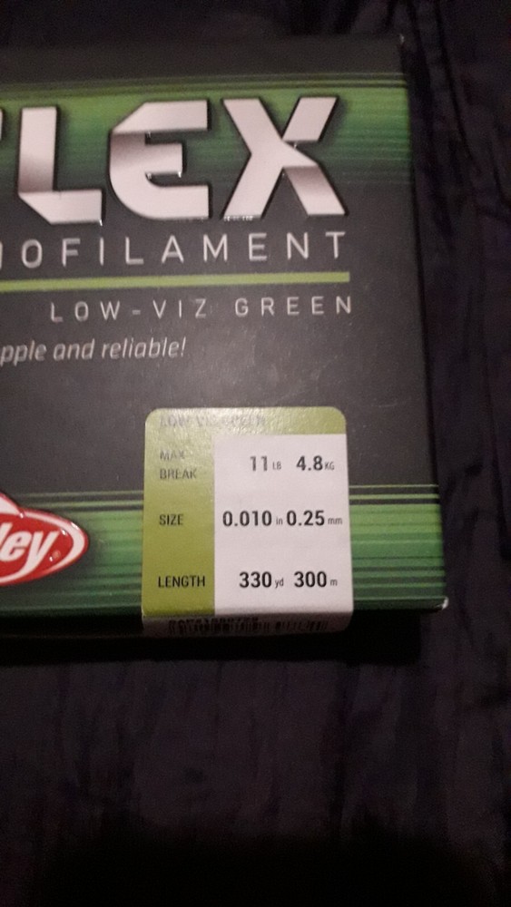 Berkley flex Monofilament 2 Spools Unused.