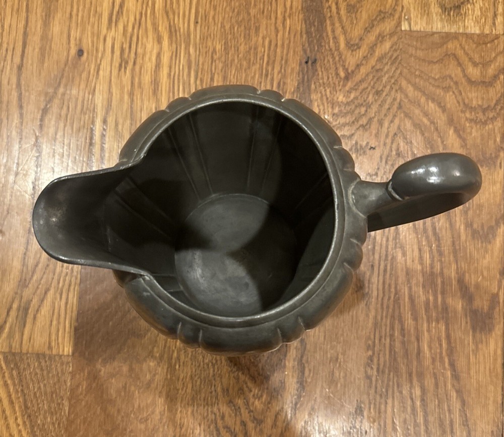 Vintage Pilgrim Solid Pewter 5 Pint Pitcher