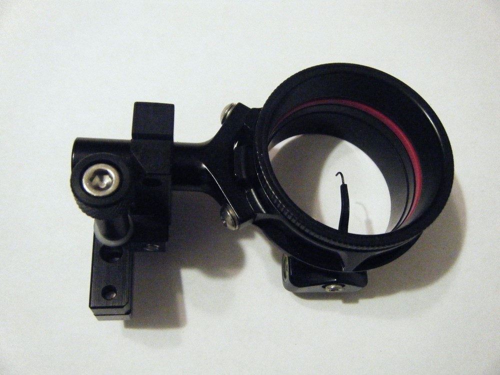 DAVIS Adapter to mount Axcel scope (SCOPE IS FOR PICTURE ONLY!) SILVER .490 dia