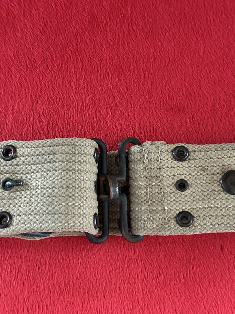 Original WW2 USGI M1936 Pistol Belt Light Khaki WWII