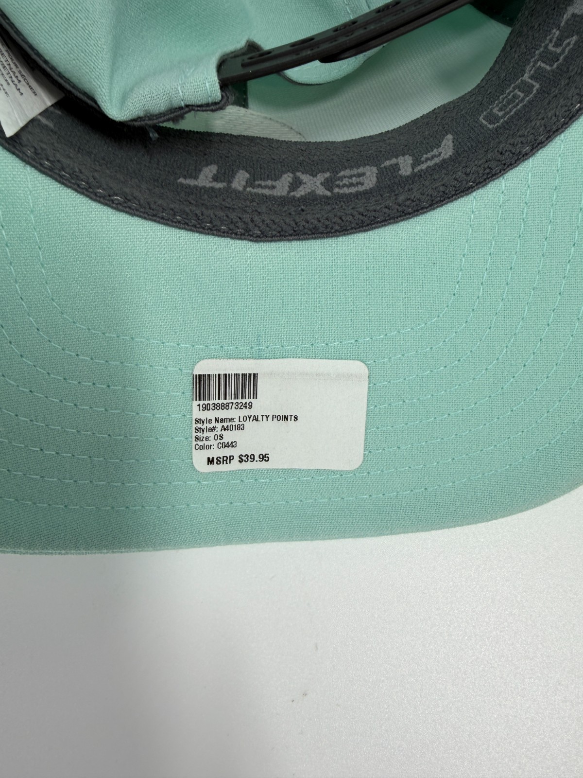 Travis Mathew Golf Mens Turquoise Loyalty Points Snapback Hat Cap New OSFM