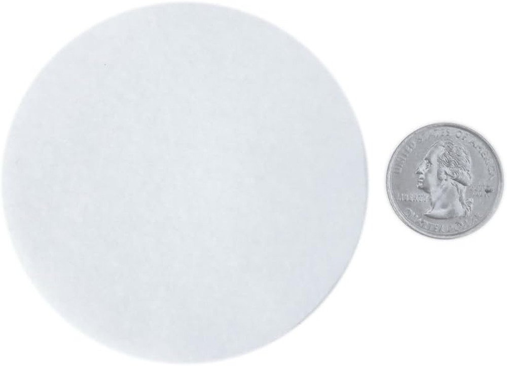 White Craft Felt Circles (3 Inch - 30pc)