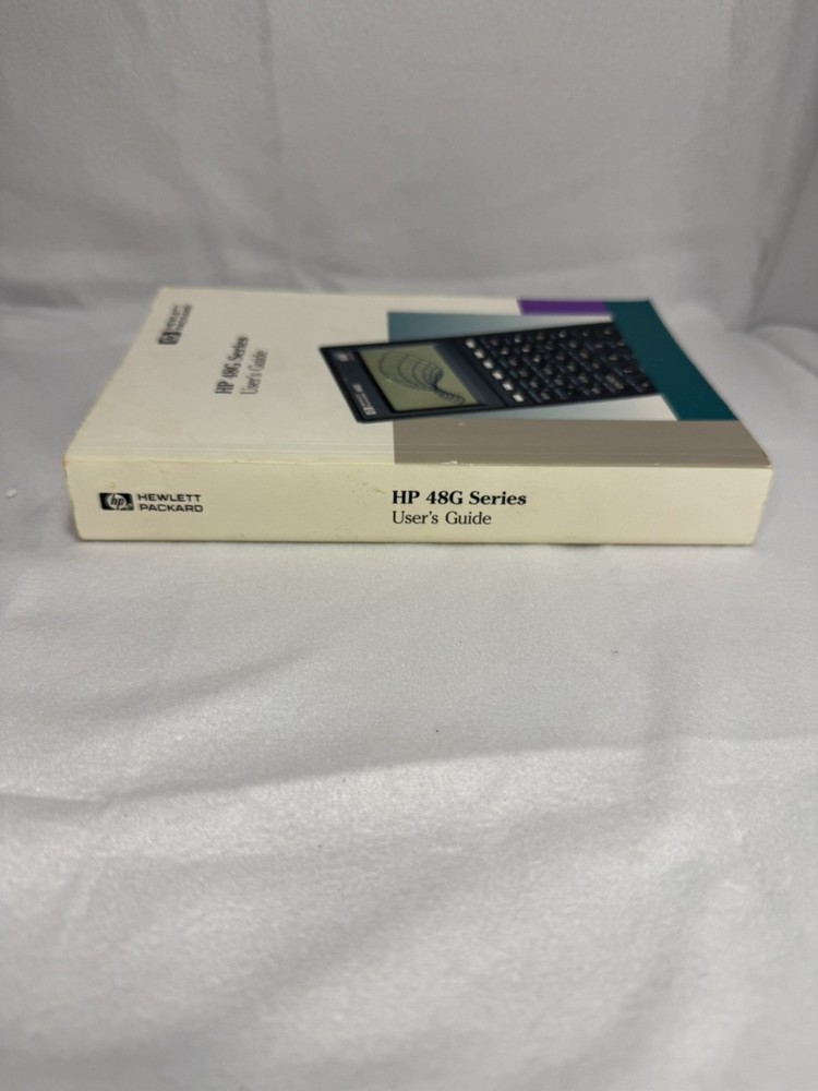 Hp 48g Series Advanced User's Reference Manual. Book Only. 48GX Hewlett Packard.