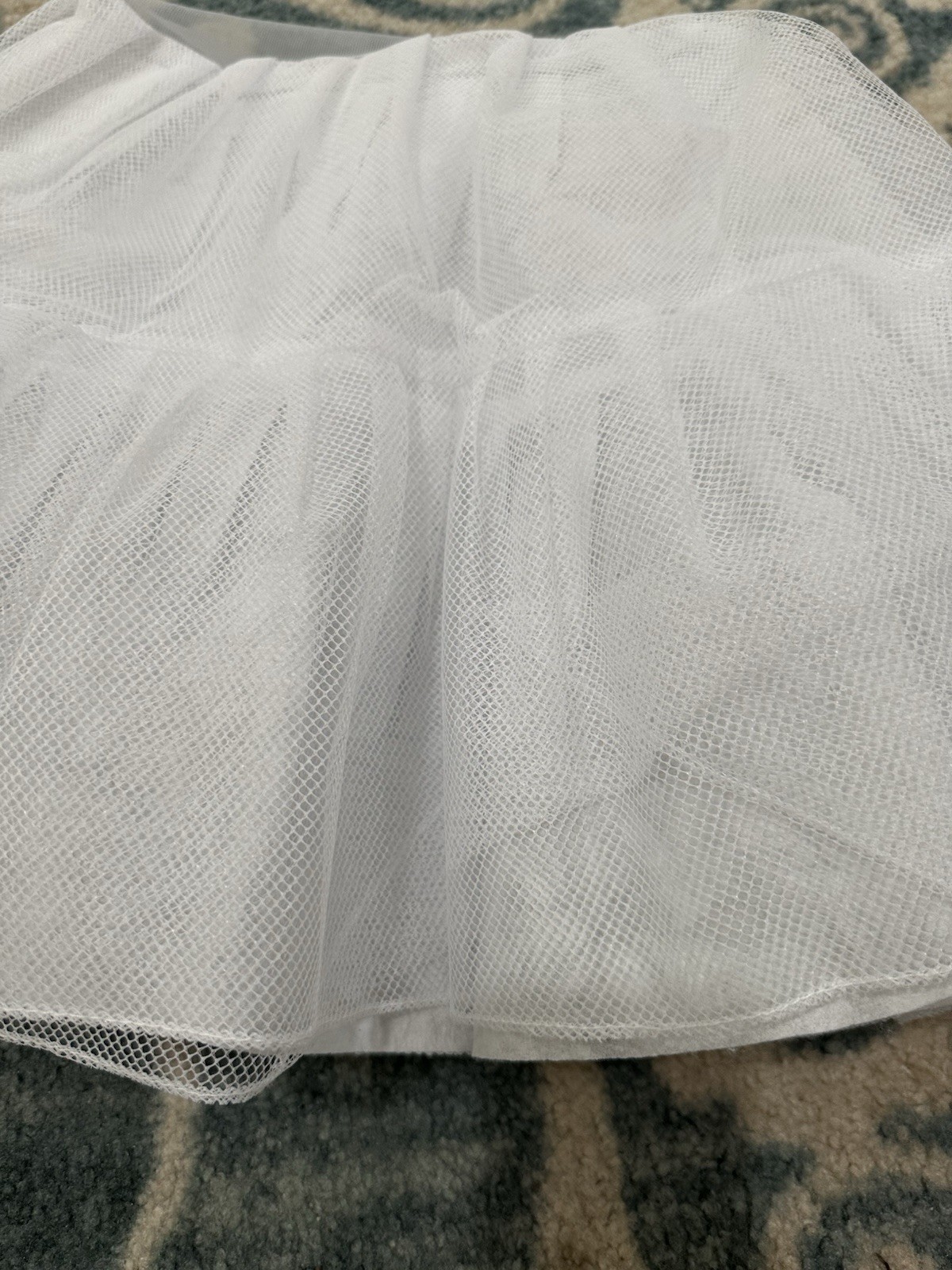 3 Layers Girls Slip Flower Girl Petticoat Crinoline Hoopless Skirt Underskirt