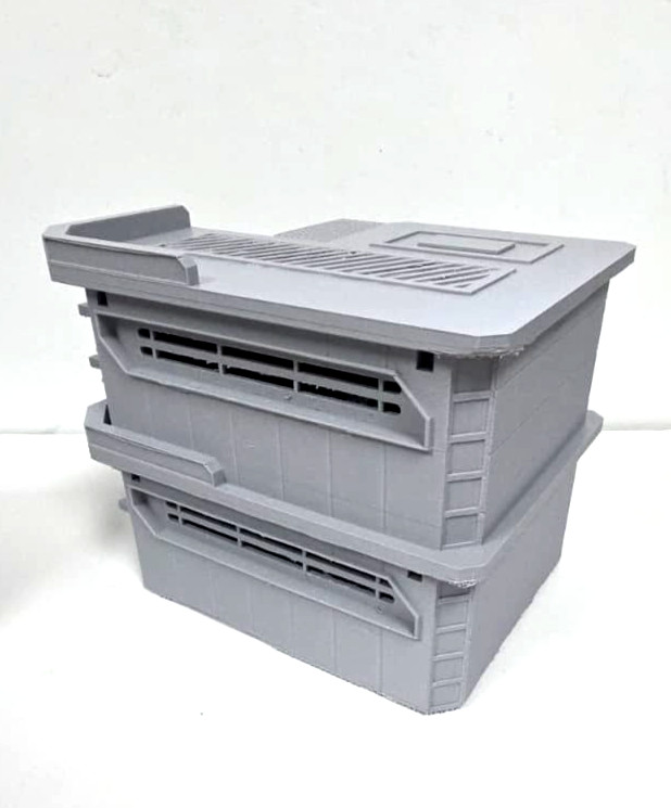 Modular Outpost Building Sci-Fi Terrain Warhammer Scenery Tabletop Wargaming (C)